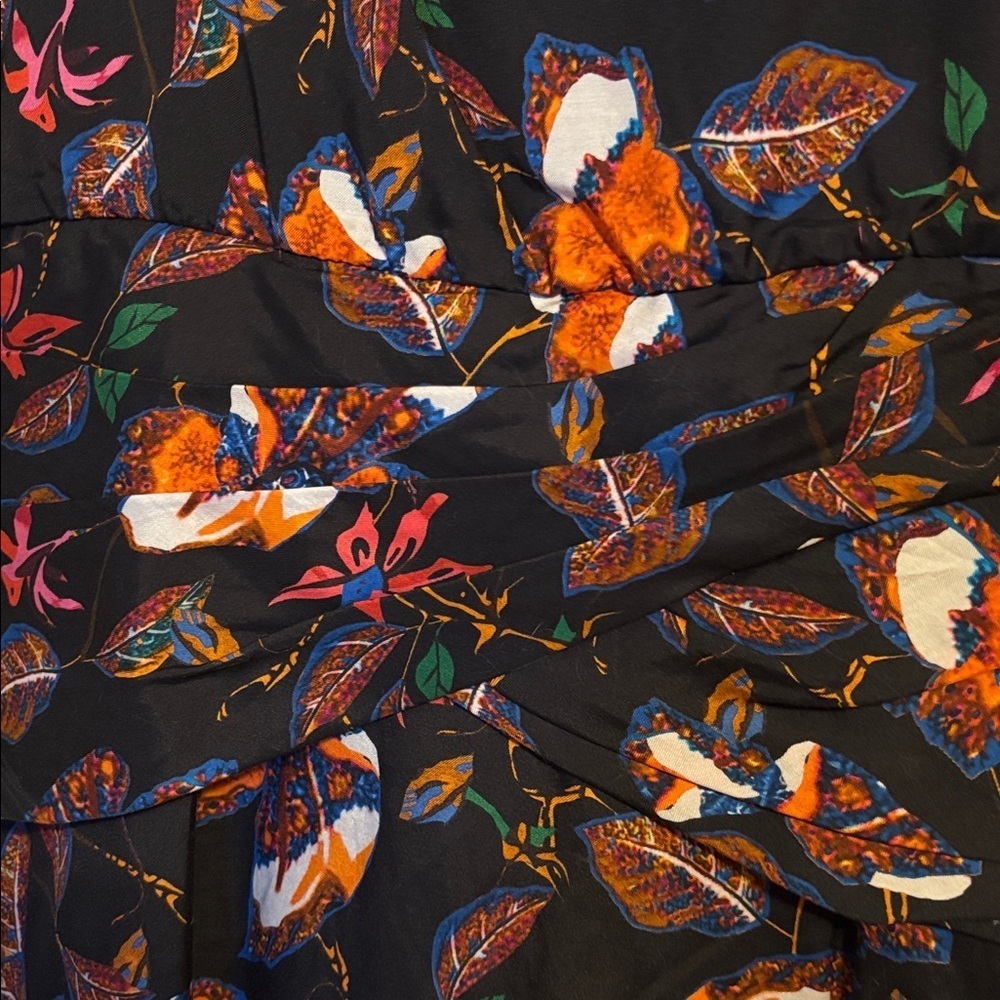 NWT Derek Lam 10 Crosby floral camisole flounce hem mini dress - Picture 4 of 8